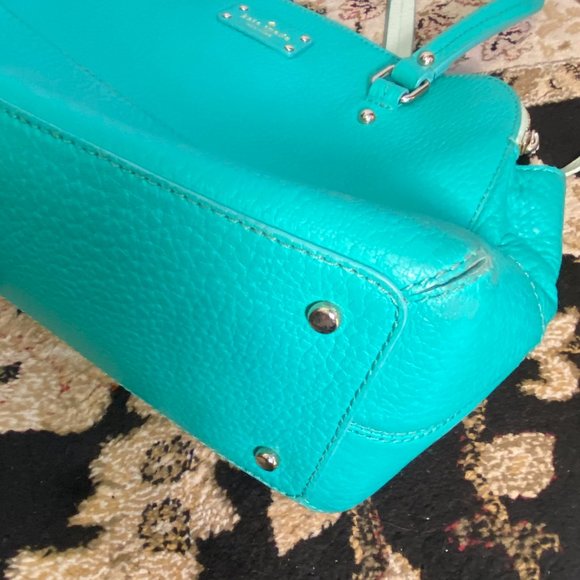 Kate Spade TEAL Grove Court Lainey Handbag - Picture 6 of 7